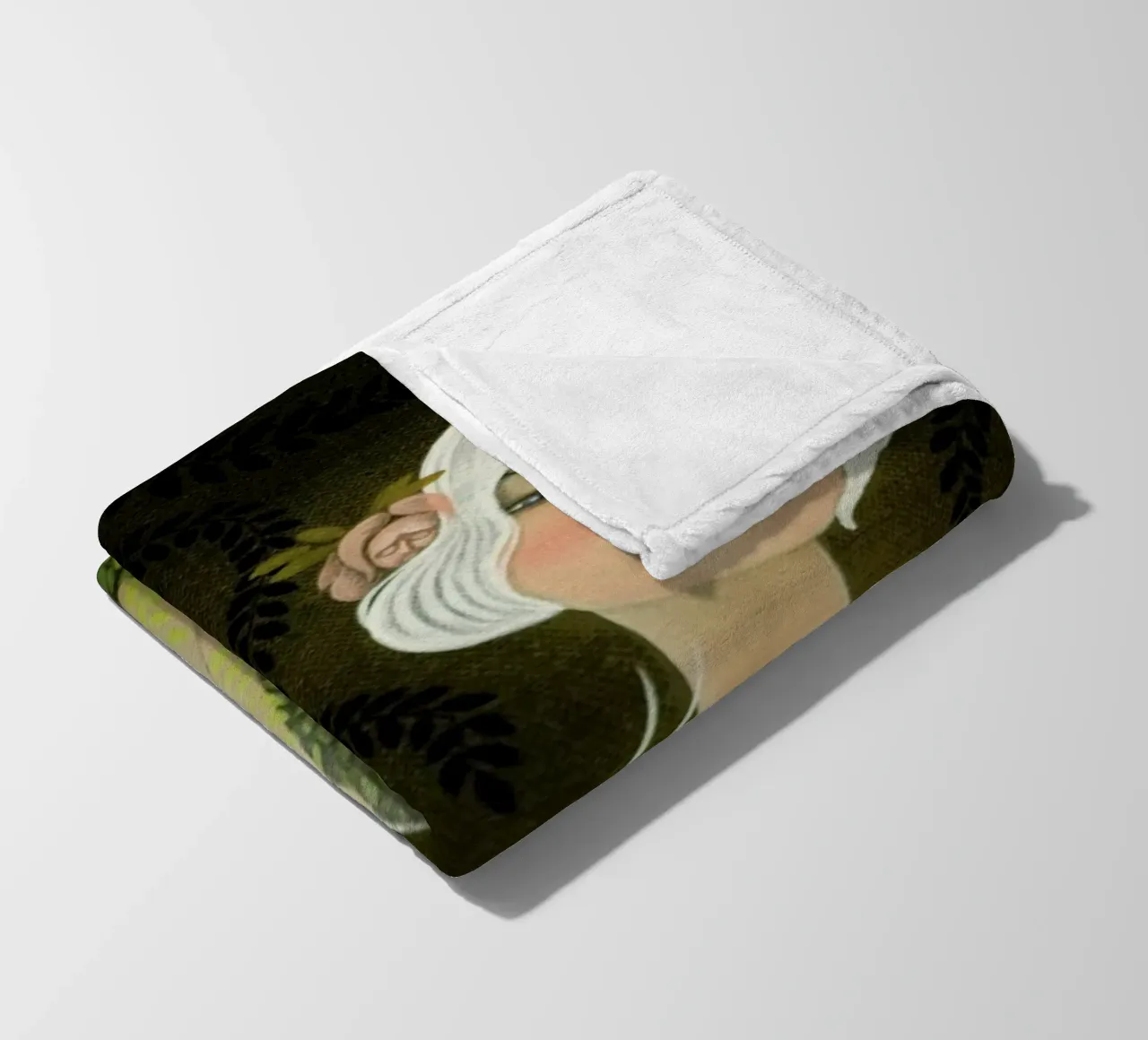 Roses fleece blanket by Lesja Chernish