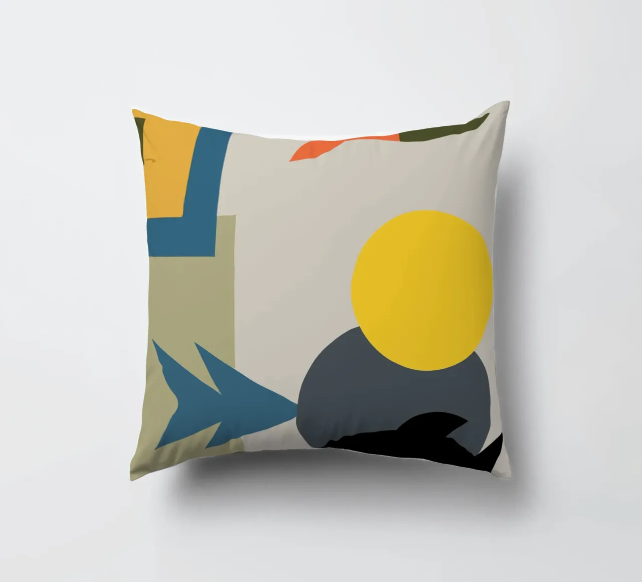 Geometric shapes in varied colors cuscino da ramosashop