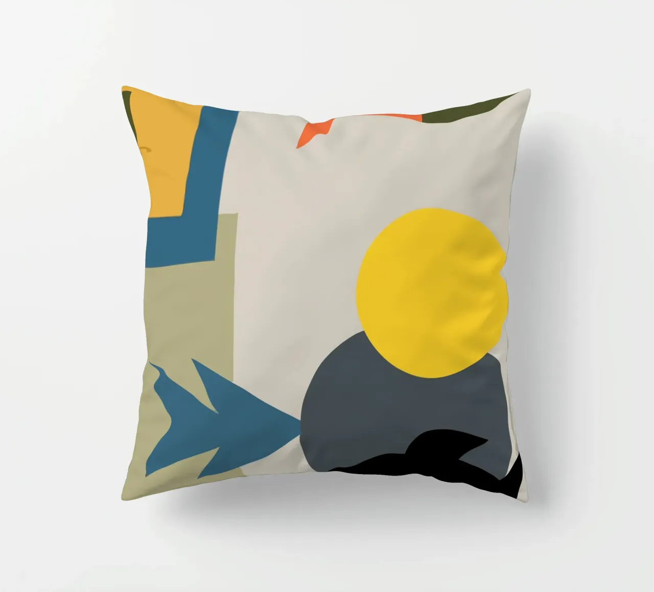 Geometric shapes in varied colors cuscino da ramosashop