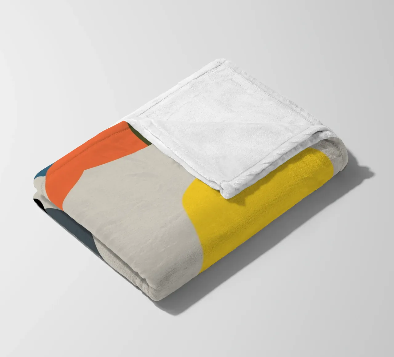 Geometric shapes in varied colors coperta in pile da ramosashop