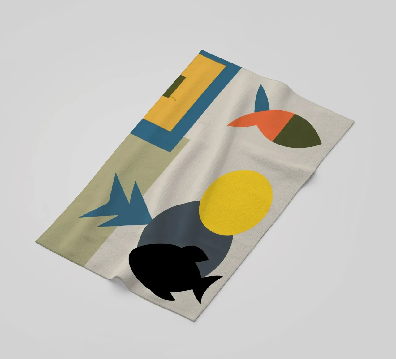 Geometric shapes in varied colors telo mare da ramosashop