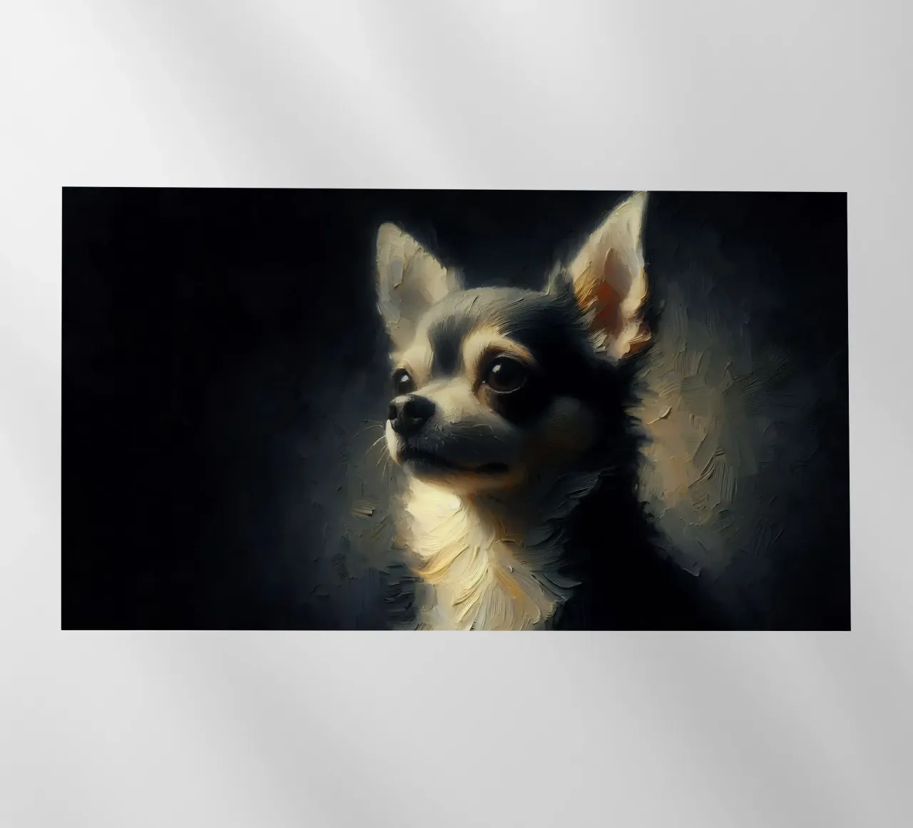 Chihuahua - Immagine animale pellicola backlit da hunde-katzen-tiere