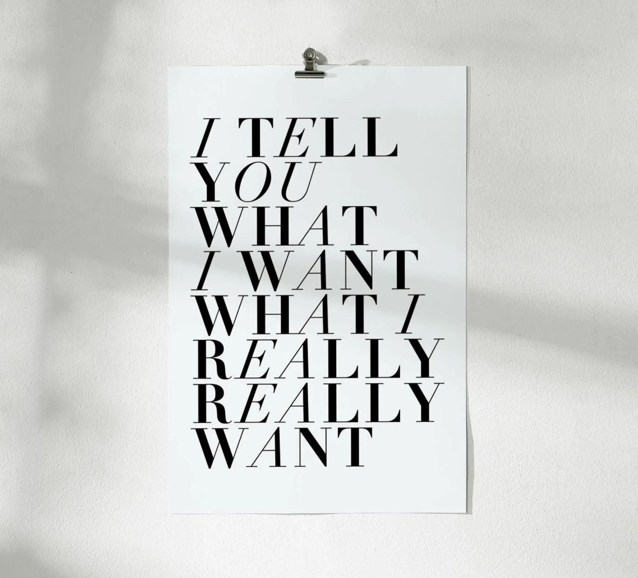 I Tell You poster de typealive