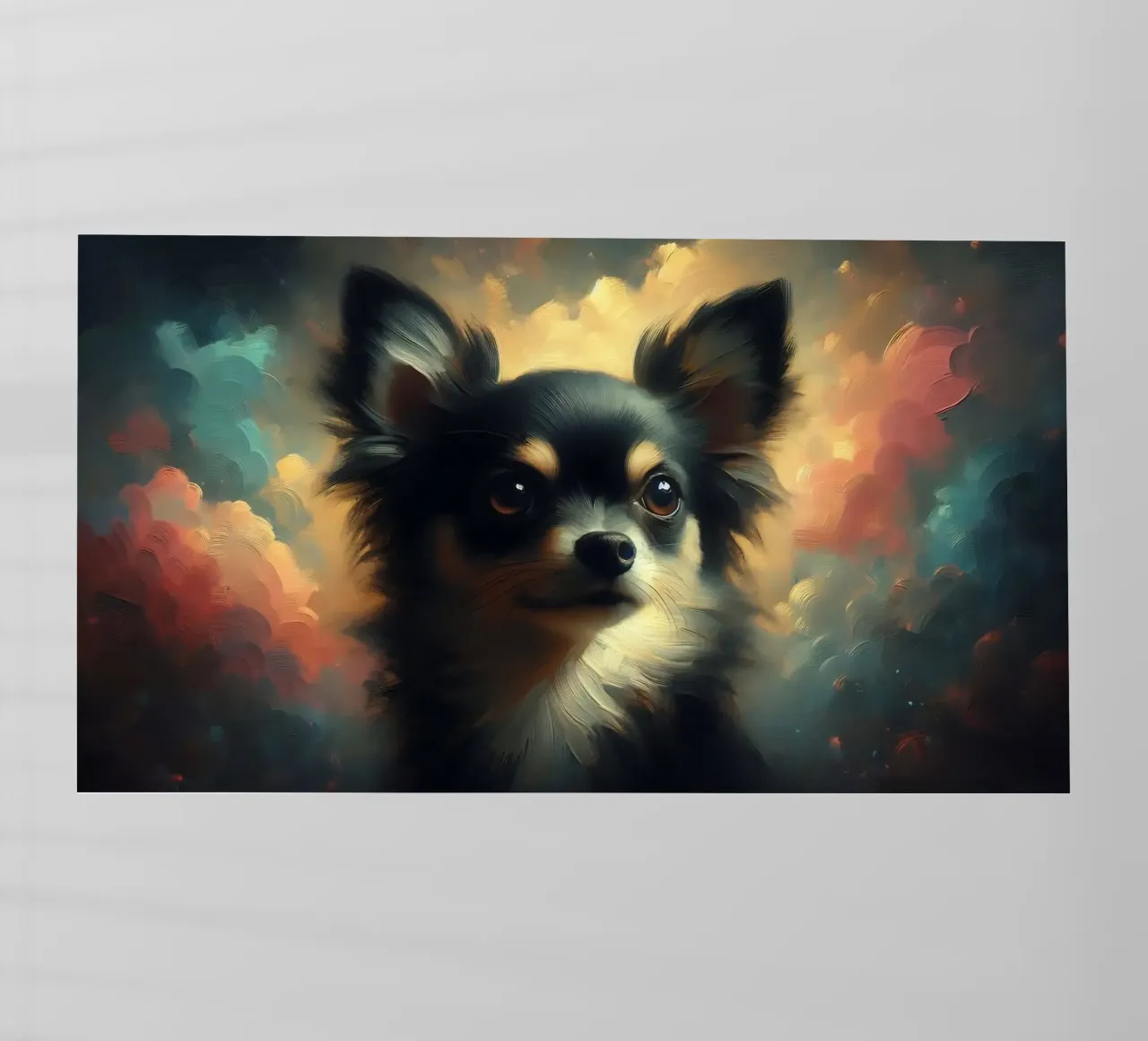 Chihuahua - Immagine animale pellicola backlit da hunde-katzen-tiere