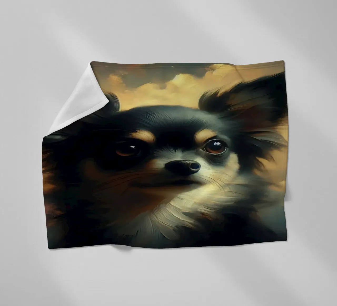 Chihuahua - Immagine animale coperta in pile da hunde-katzen-tiere