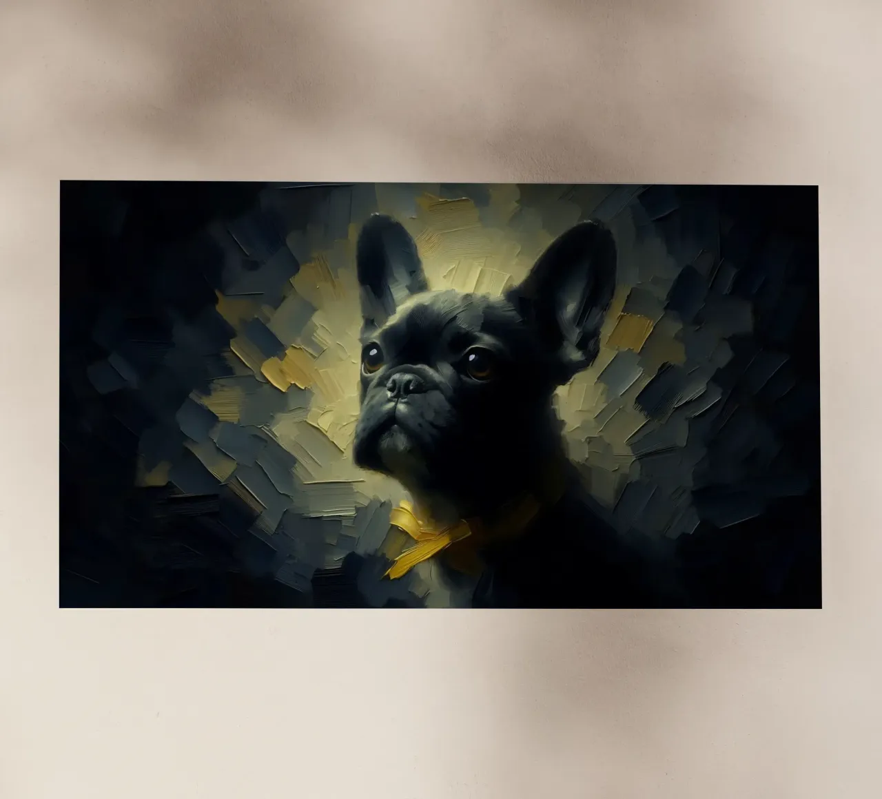 Bulldog francese - immagine animale pellicola backlit da hunde-katzen-tiere
