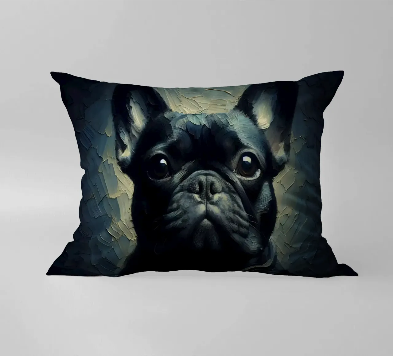 French Bulldog - animal picture decorative cushion by hunde-katzen-tiere