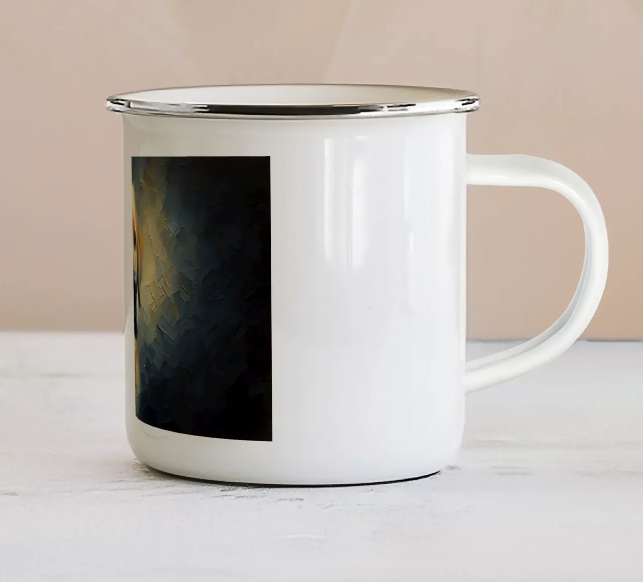 Retriever - Immagine animale tazza in smalto da hunde-katzen-tiere
