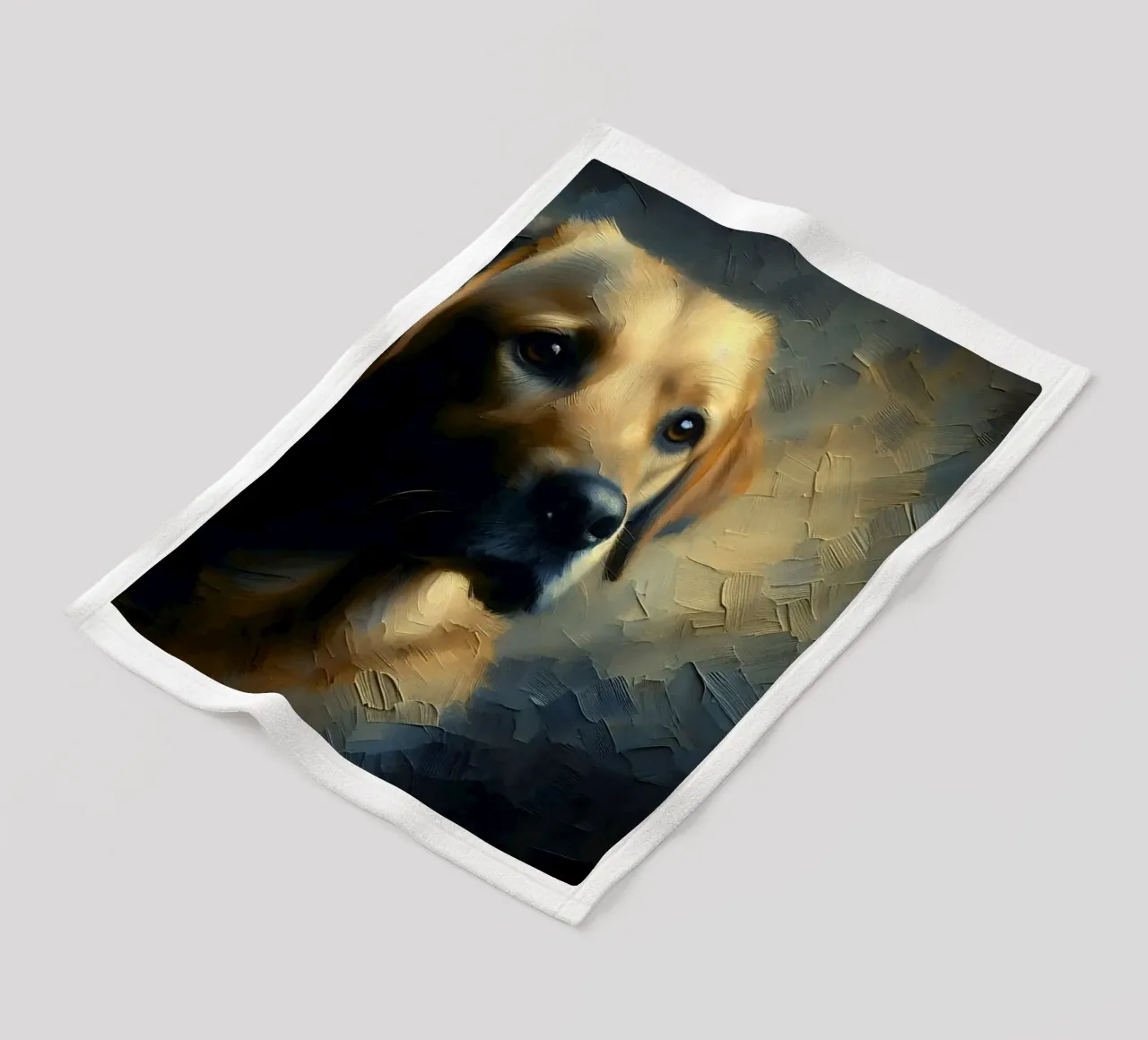 Retriever - Immagine animale coperta in pile da hunde-katzen-tiere