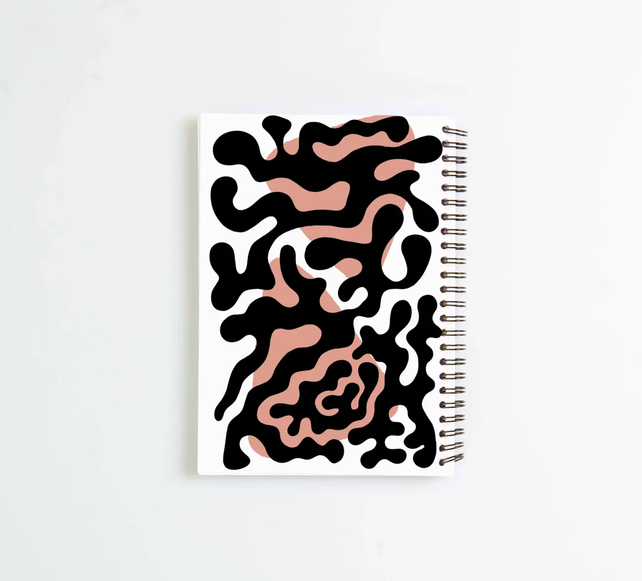 Twisted Beats No. 6.2 - Happy spiral notebook by Melanie Viola