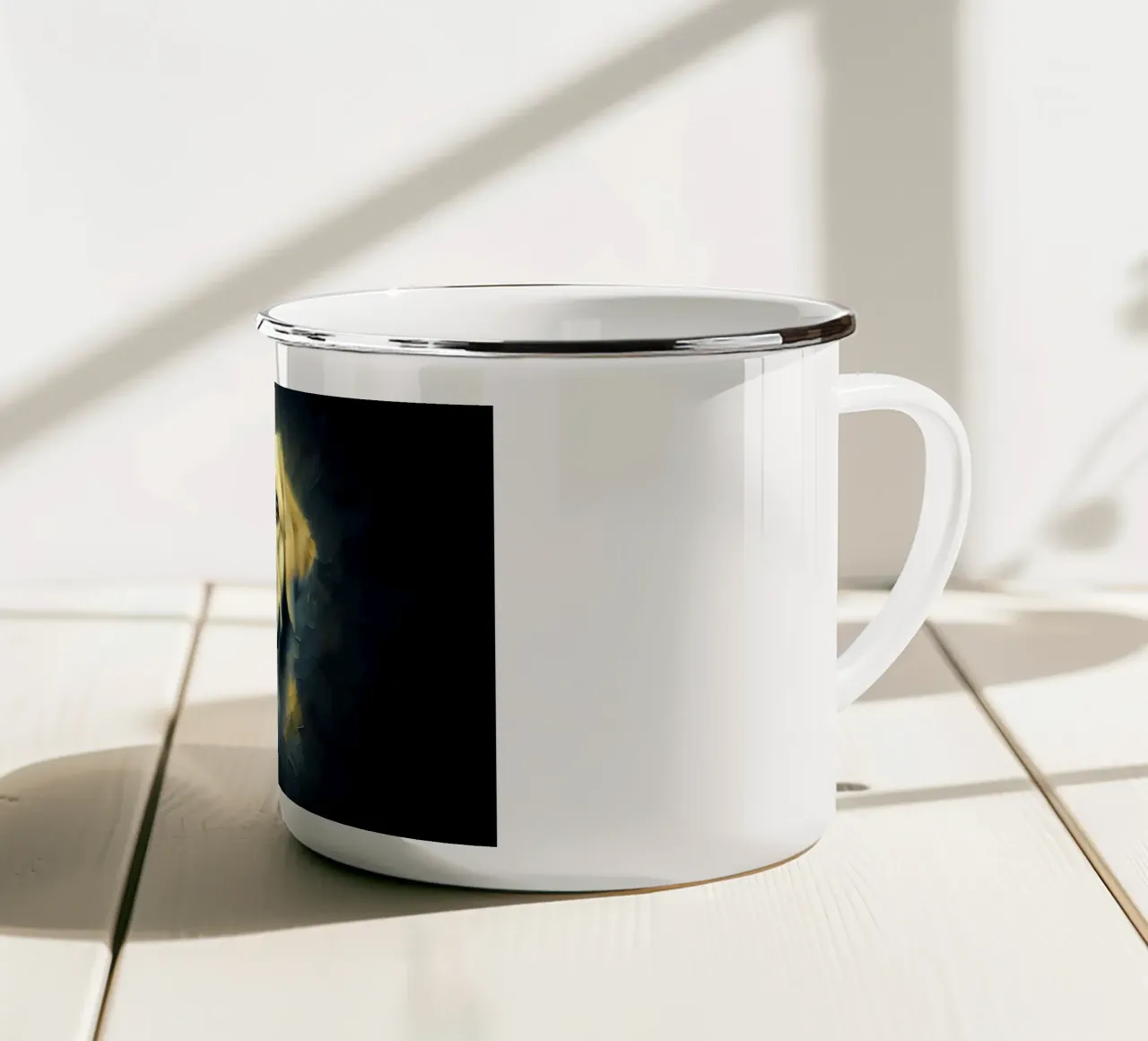 Retriever - Immagine animale tazza in smalto da hunde-katzen-tiere
