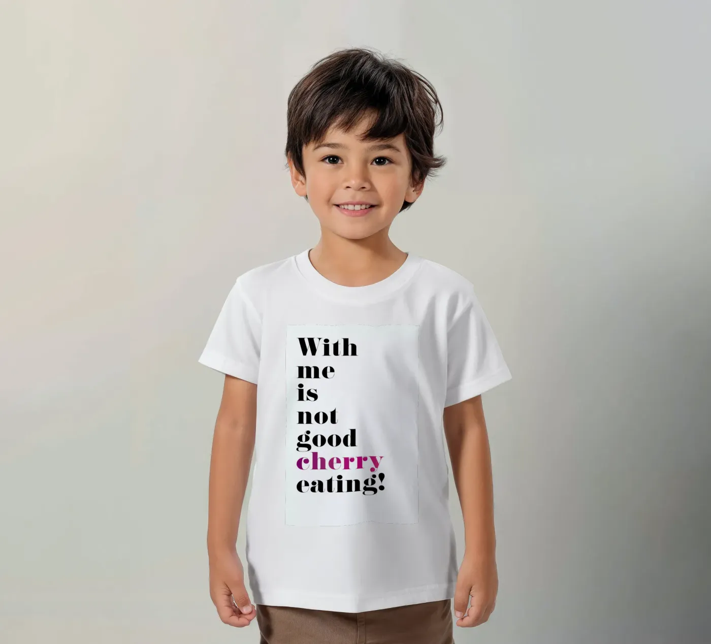 Cherry x t-shirt bambini da Amy & Kurt