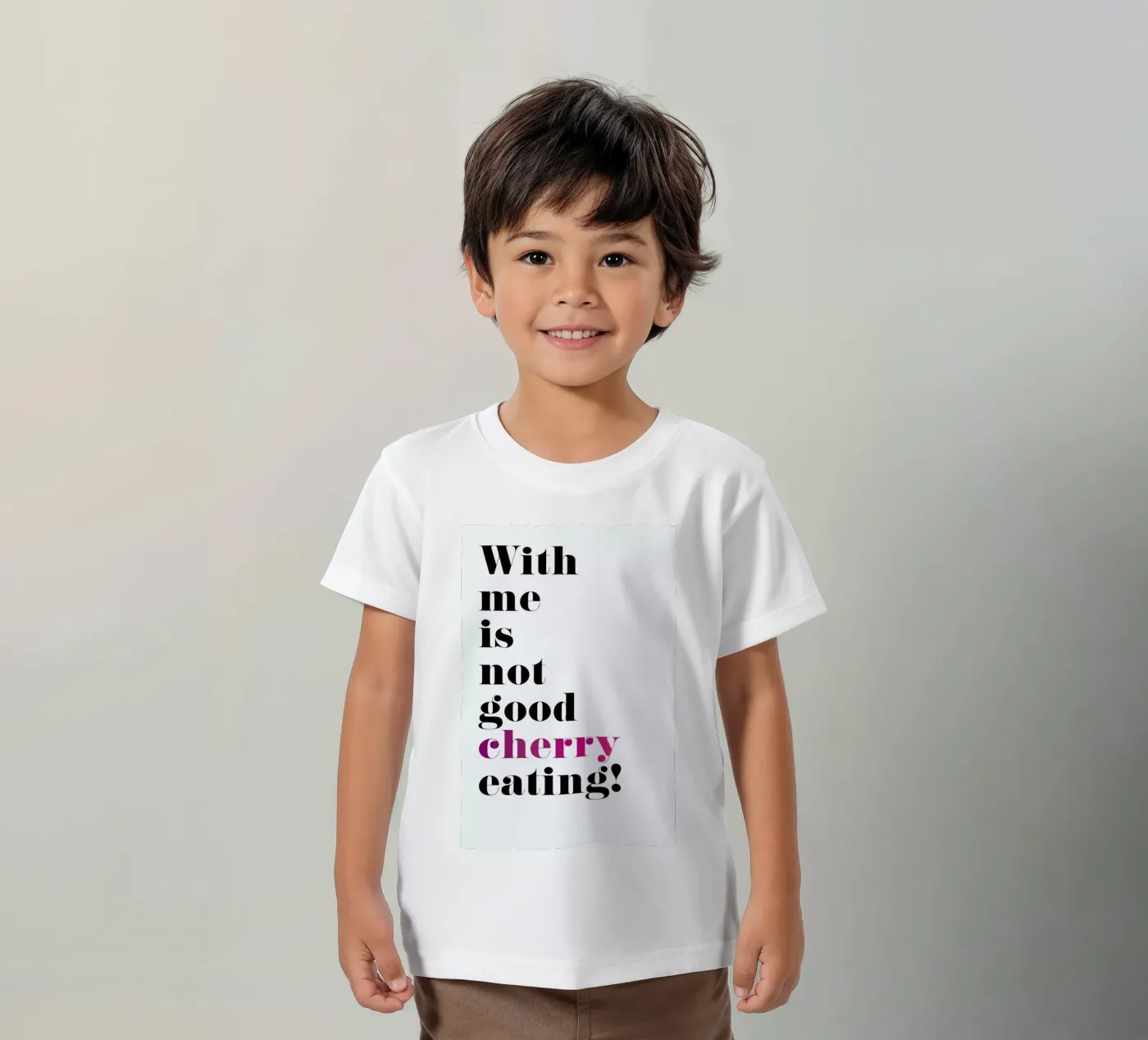 Cherry x t-shirt bambini da Amy & Kurt