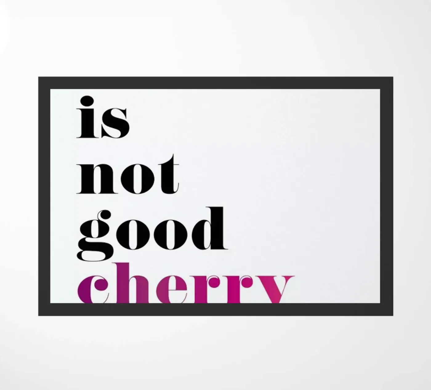 Cherry x Fußmatte von Amy & Kurt