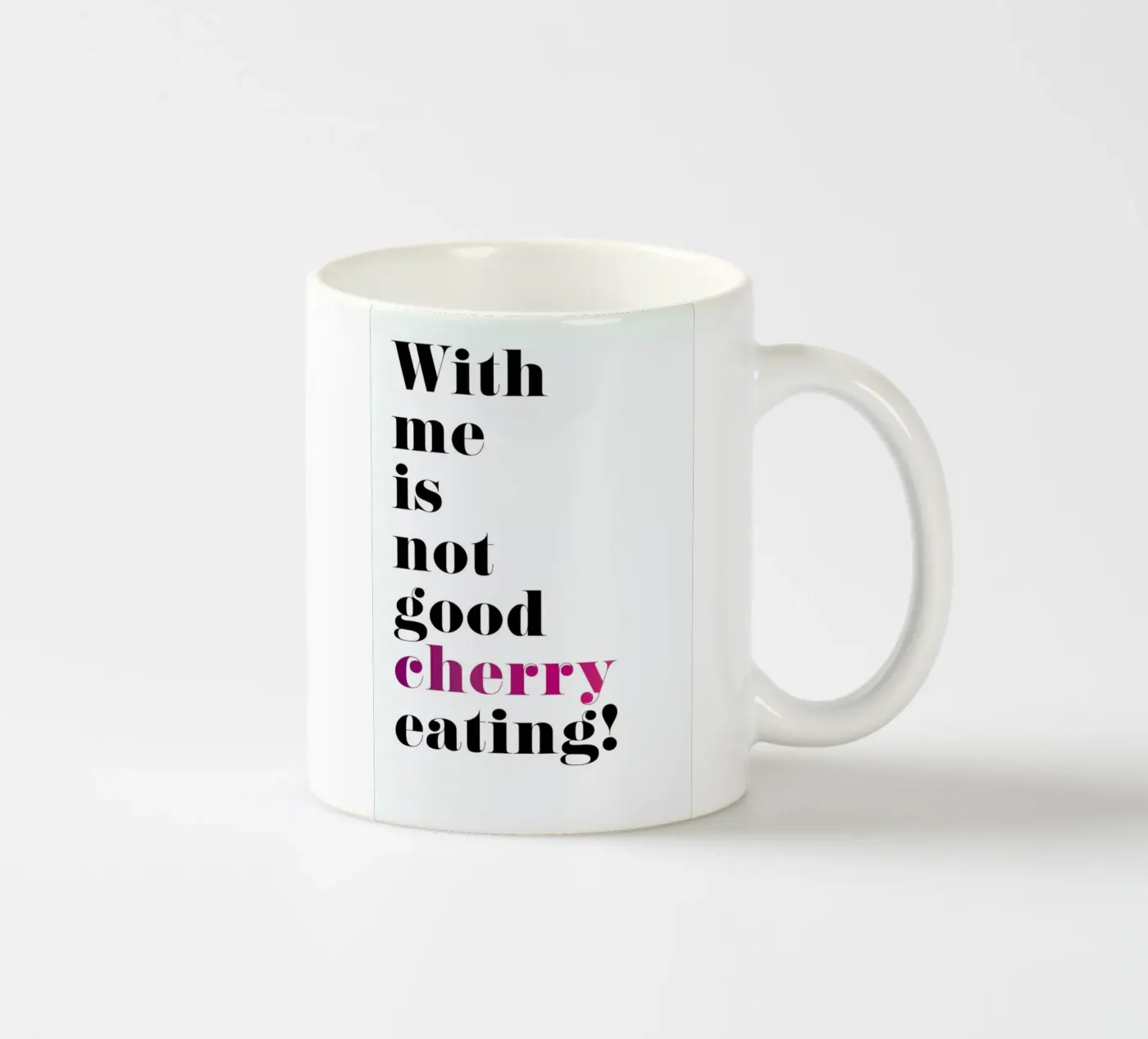 Cherry x ceramic mug by Amy & Kurt