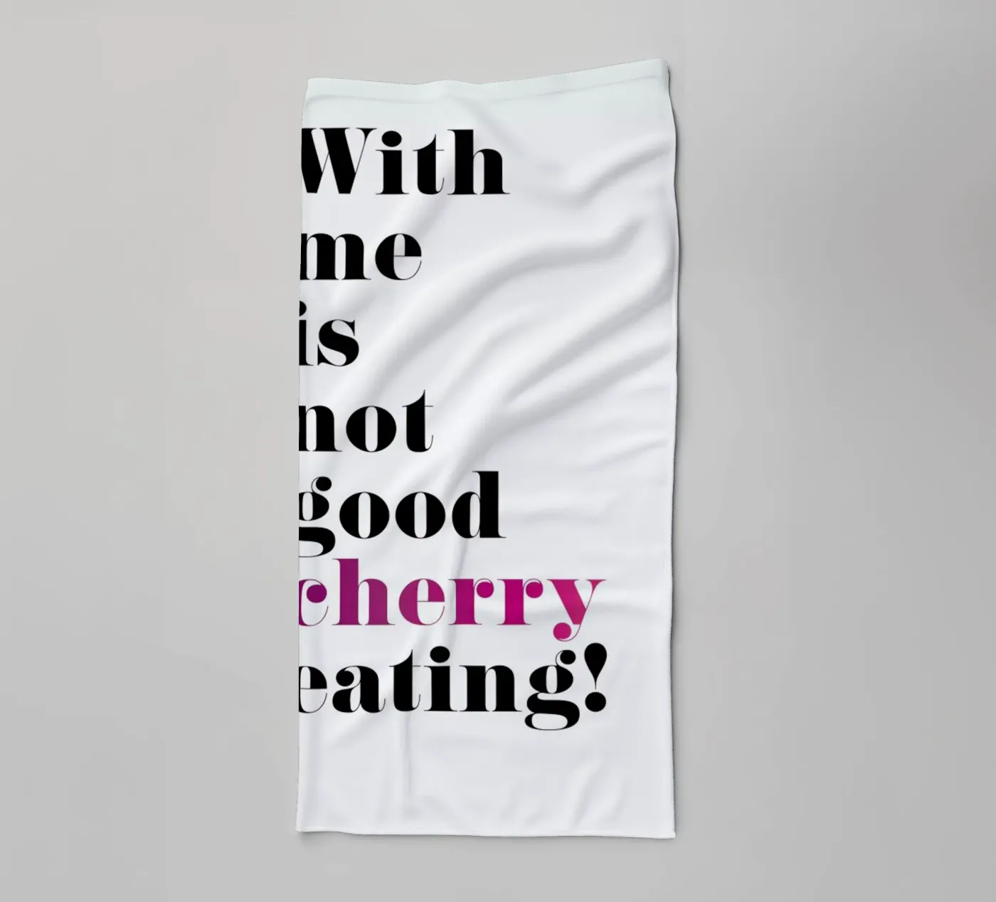 Cherry x towel by Amy & Kurt