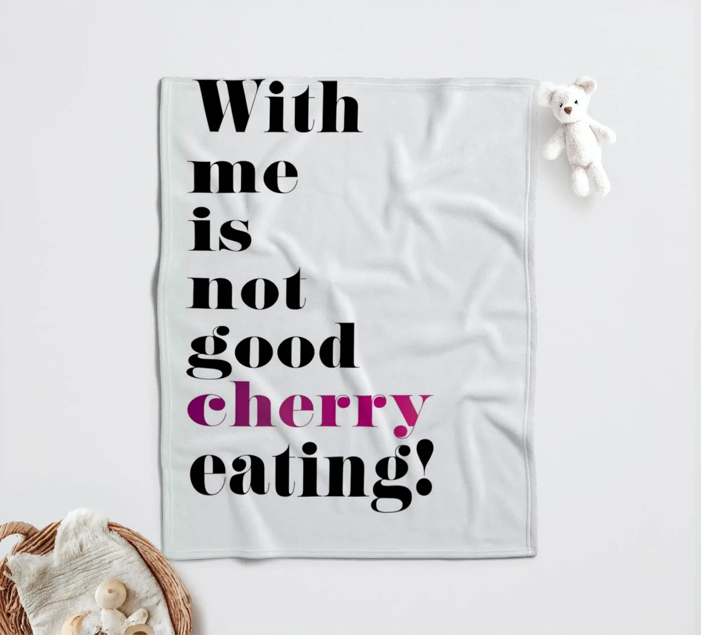 Cherry x Fleecedecke von Amy & Kurt