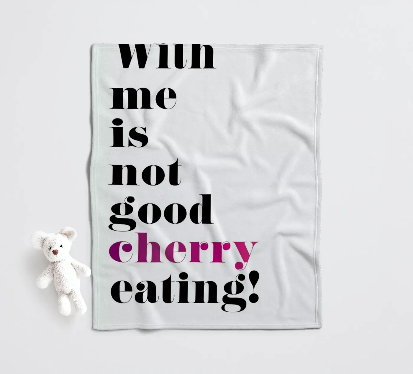 Cherry x Fleecedecke von Amy & Kurt