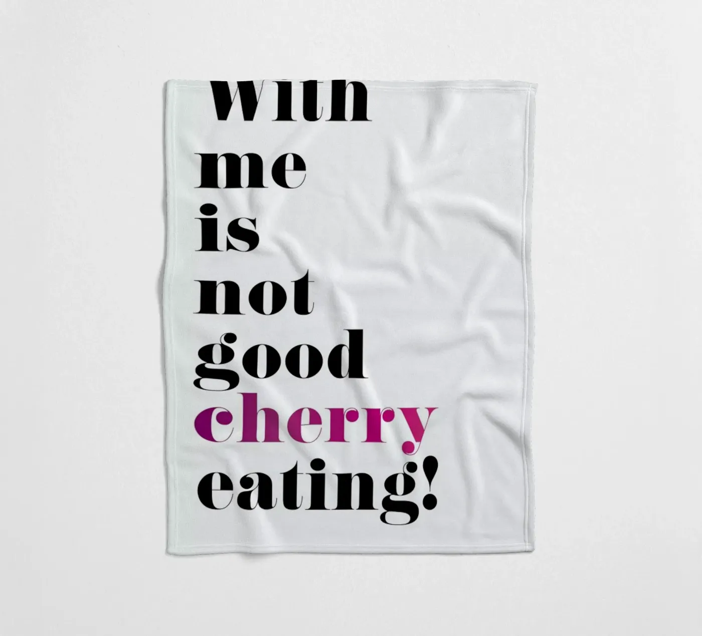 Cherry x Fleecedecke von Amy & Kurt