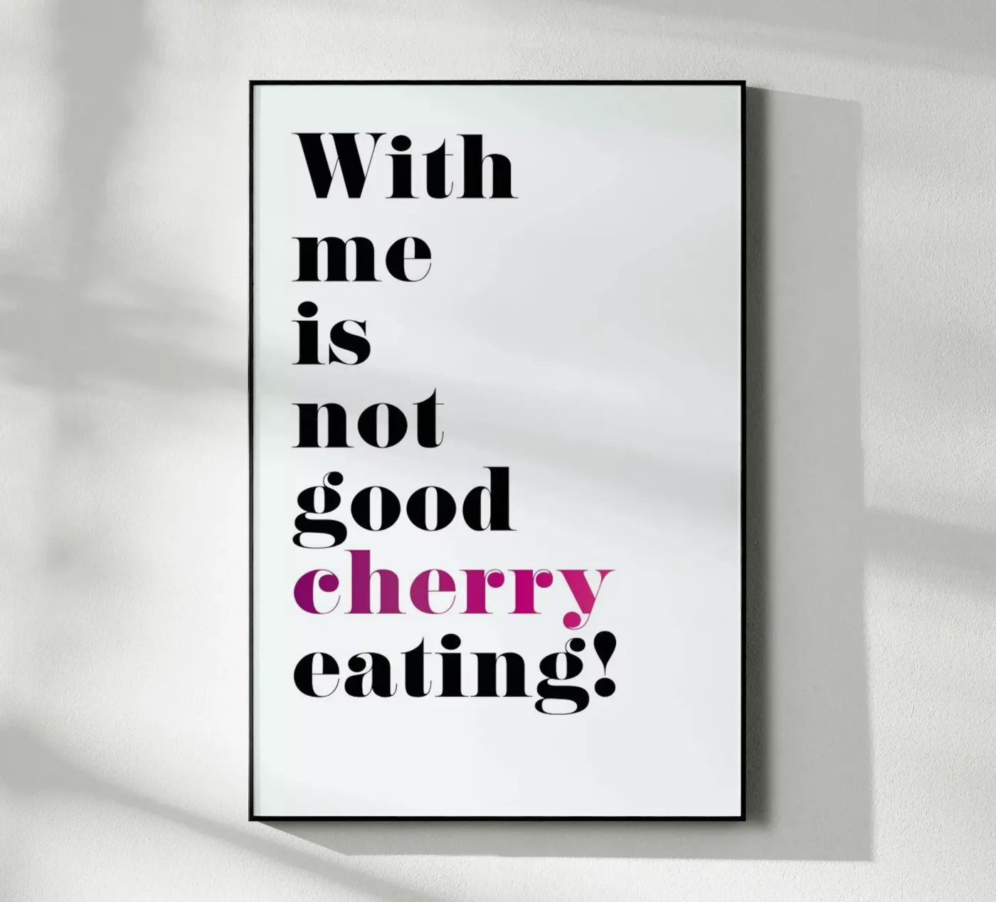 Cherry x plexiglas de Amy & Kurt
