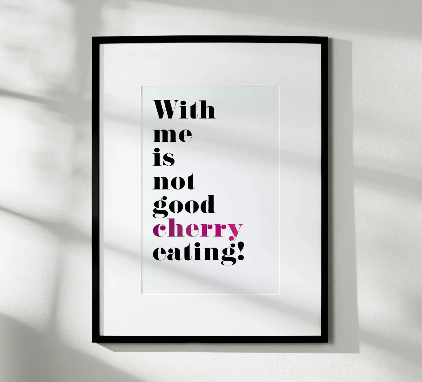Cherry x Poster von Amy & Kurt
