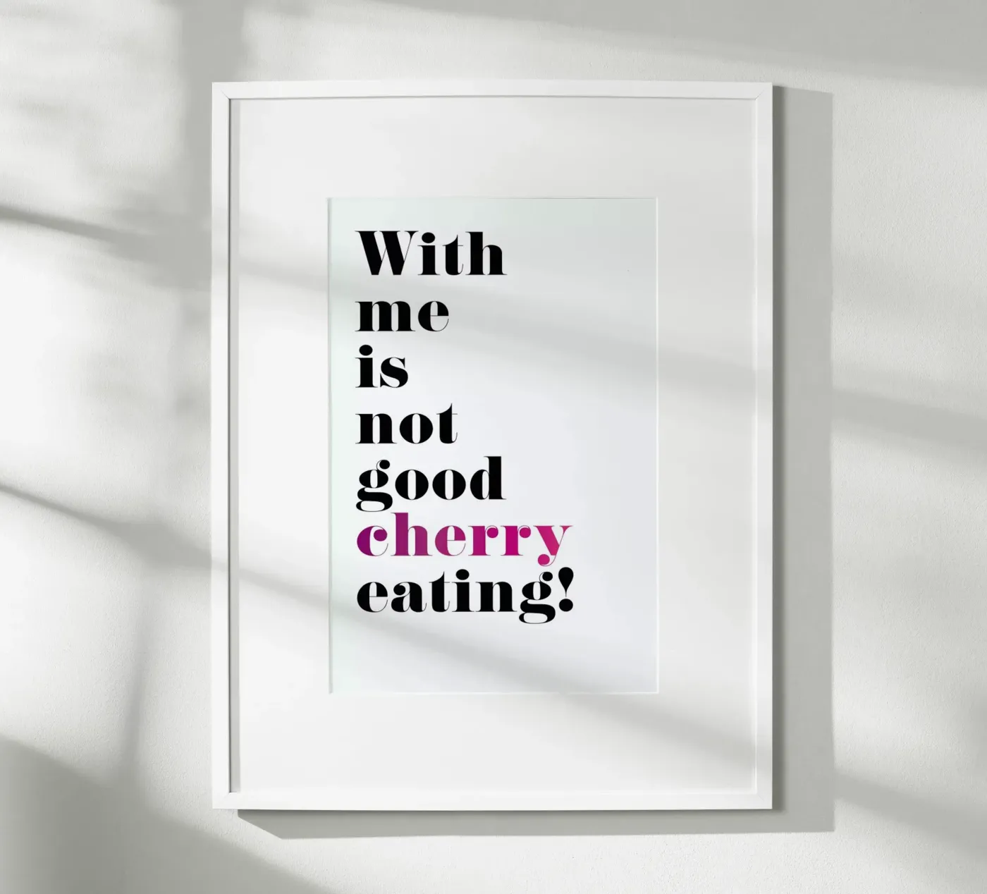 Cherry x Poster von Amy & Kurt