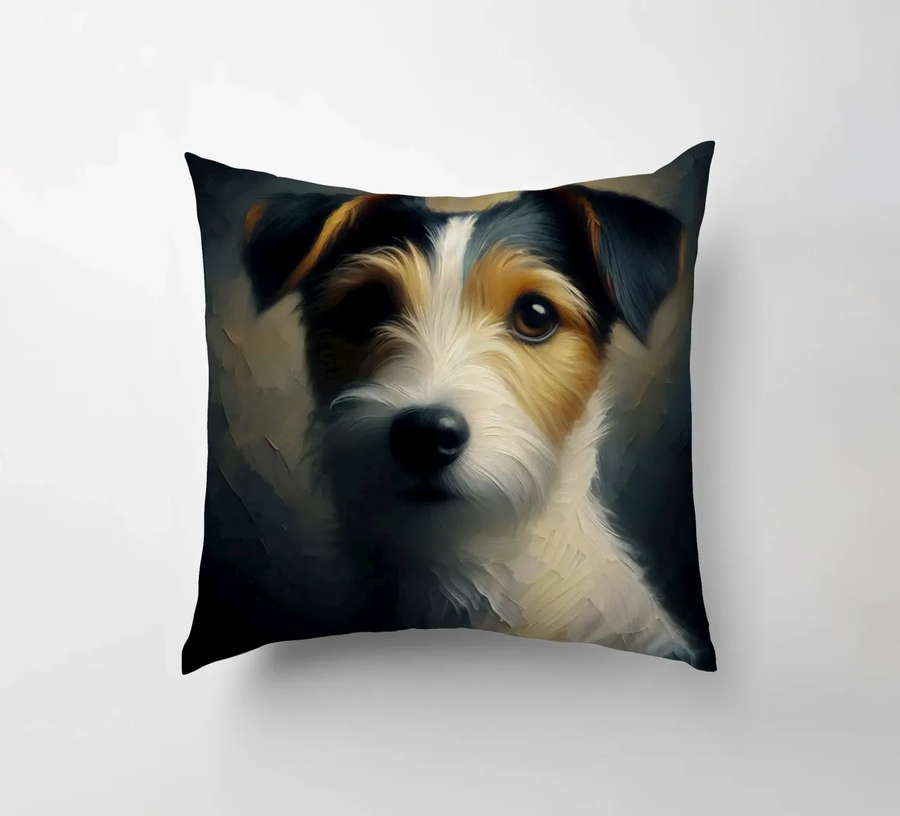 Russel Terrier - Dierenbeeld kussen van hunde-katzen-tiere