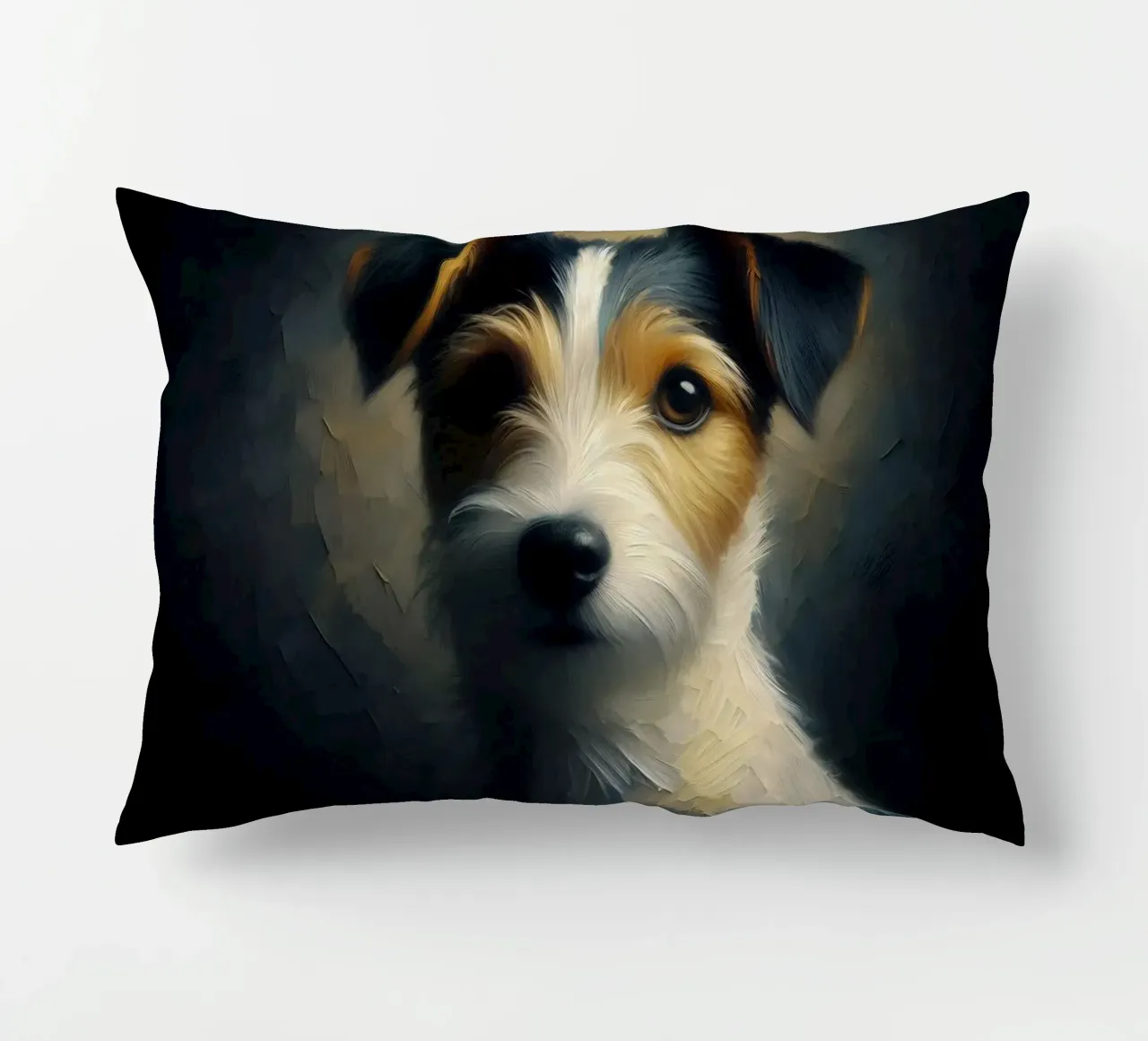 Russel Terrier - Dierenbeeld kussen van hunde-katzen-tiere