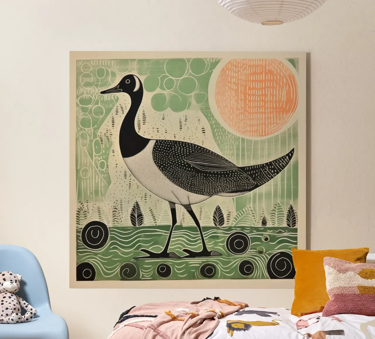 Oca verde plexiglass da Minimal Animal Art