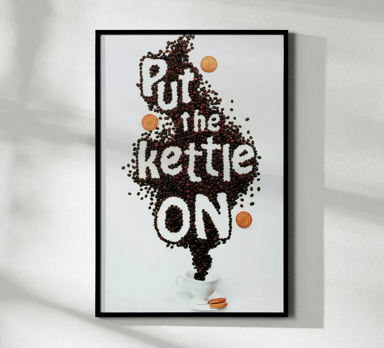 Put The Kettle On! - Dina Belenko poster con telaio in plastica da Pictufy