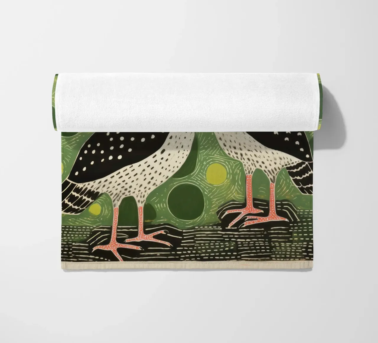 Oca verde 4 telo mare da Minimal Animal Art