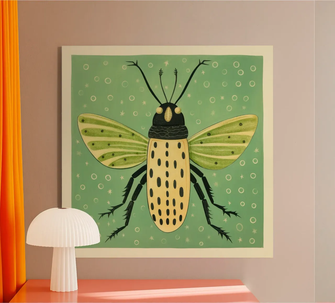 Cavalletta verde 1 plexiglass da Minimal Animal Art