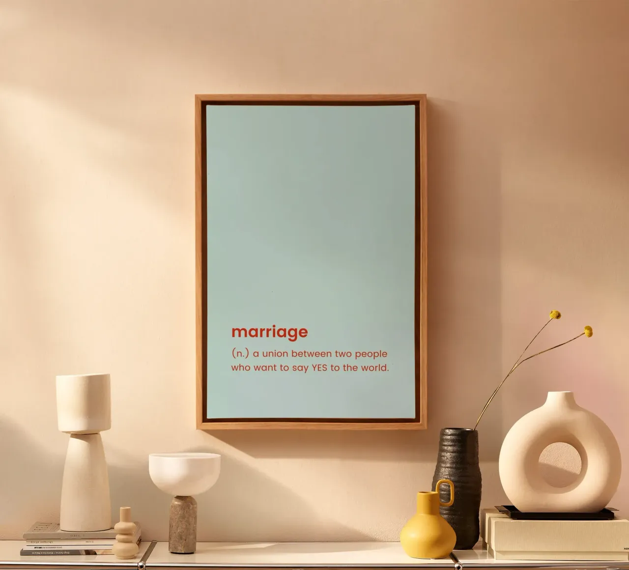 For Newlyweds canvas by Studio One