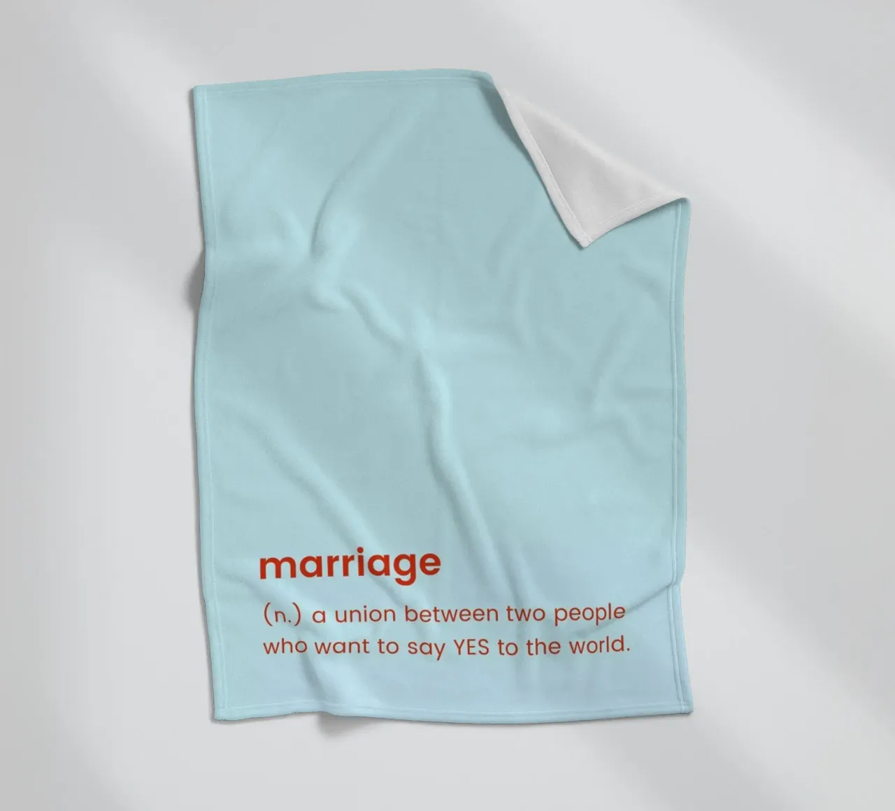 For Newlyweds coperta in pile da Studio One