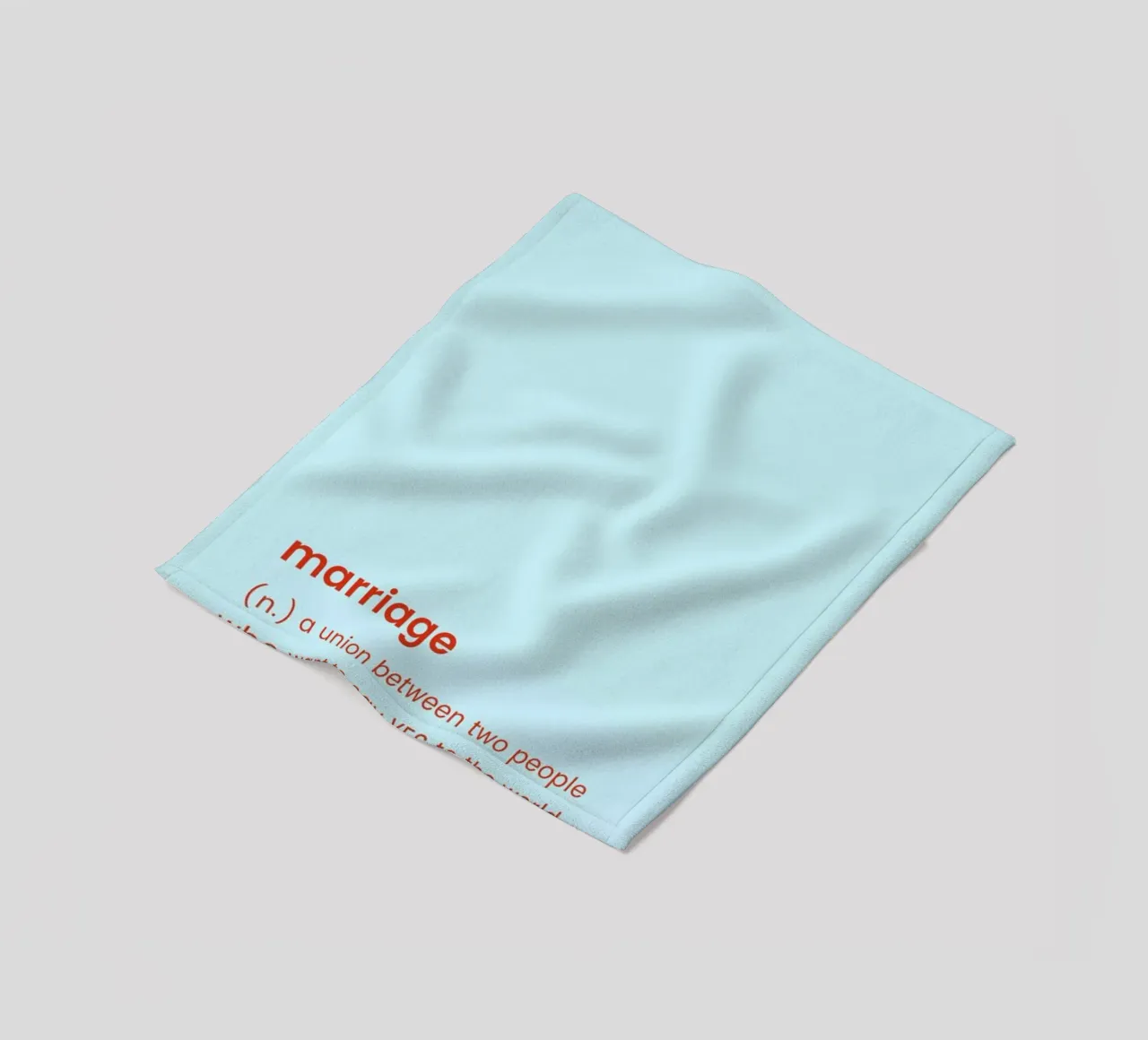 For Newlyweds coperta in pile da Studio One