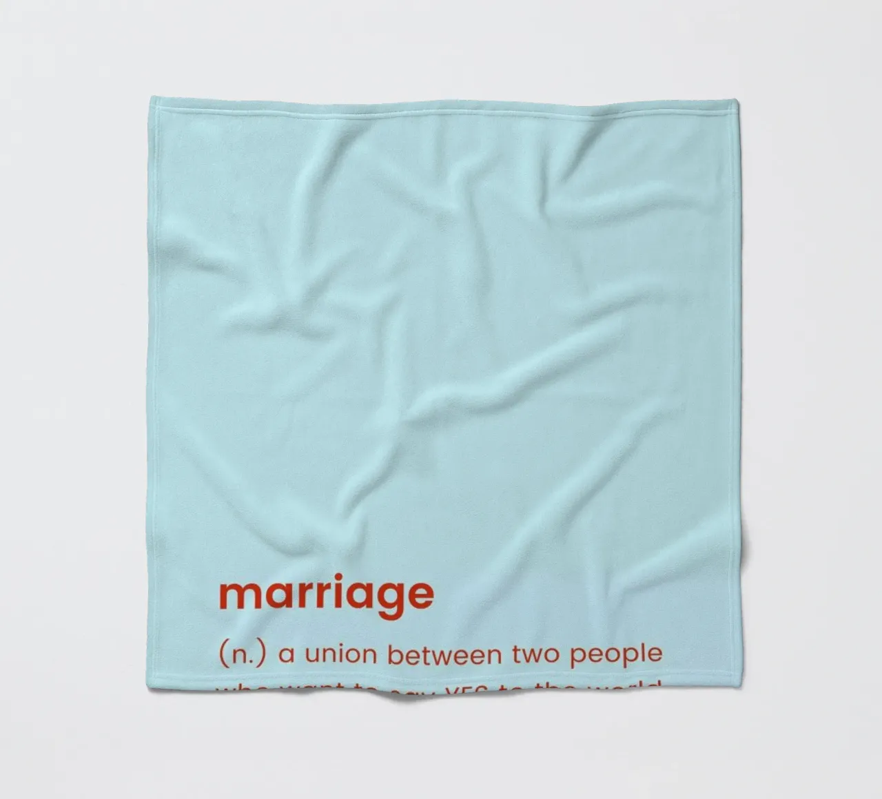 For Newlyweds coperta in pile da Studio One