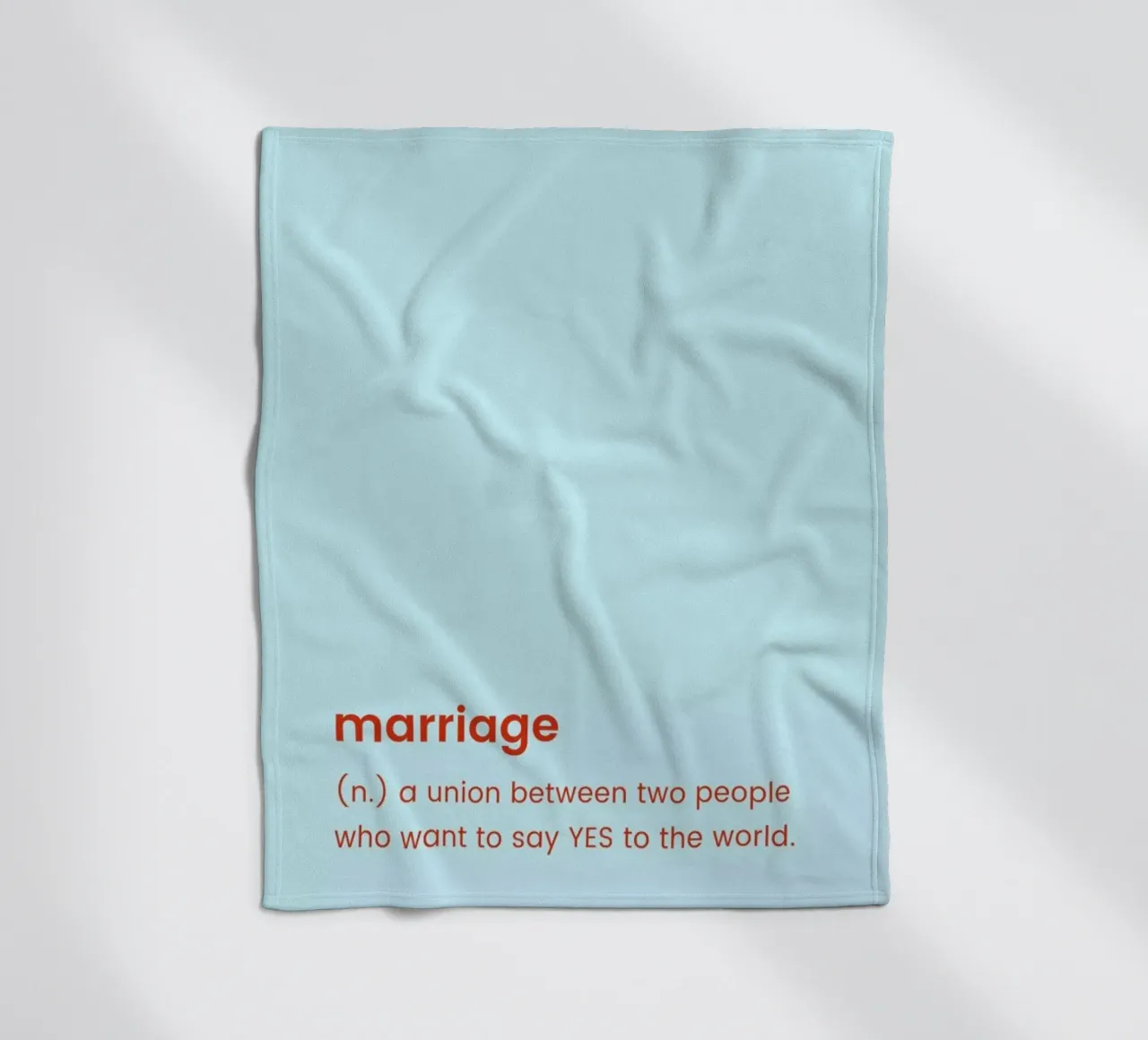 For Newlyweds coperta in pile da Studio One