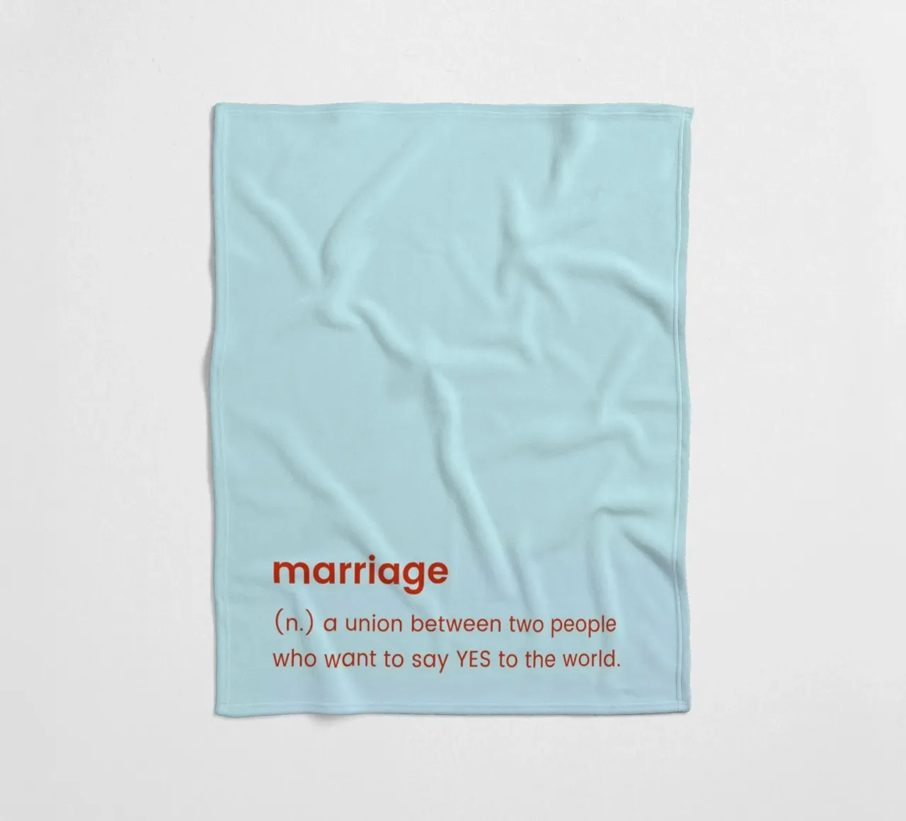 For Newlyweds coperta in pile da Studio One