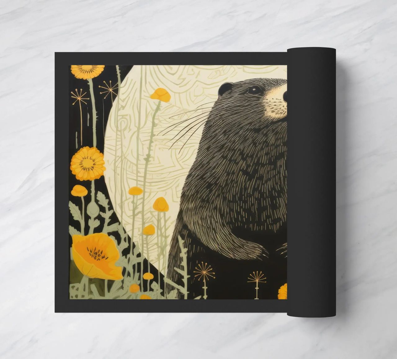 Marmotta verde 3 zerbino da Minimal Animal Art