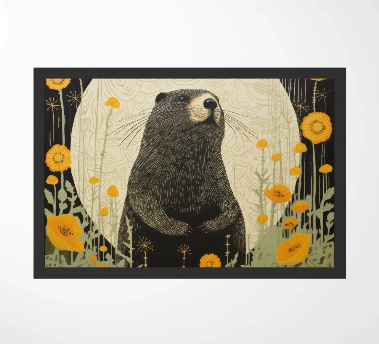 Marmotta verde 3 zerbino da Minimal Animal Art
