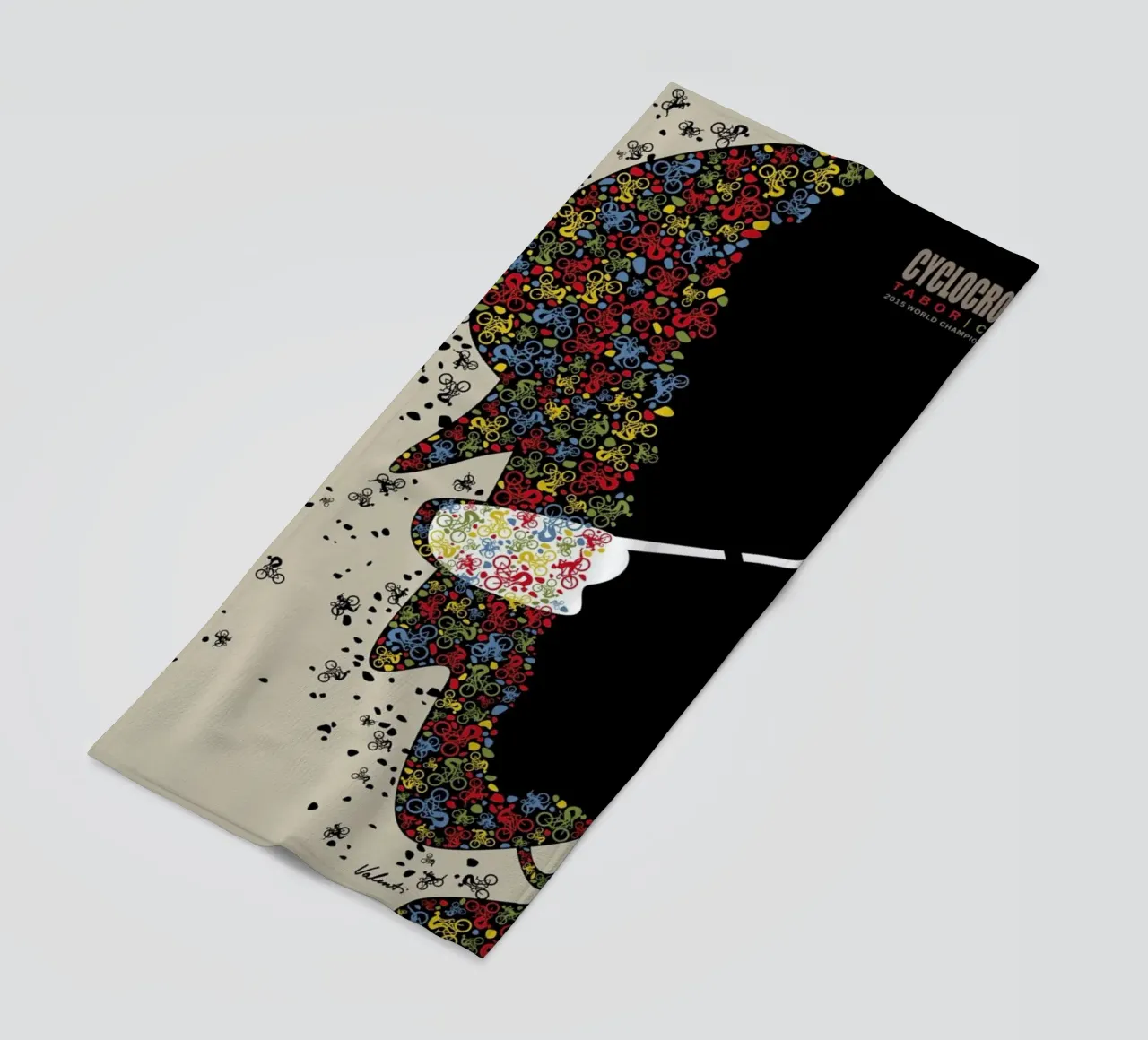 Tabor beach towel by Michael Valenti