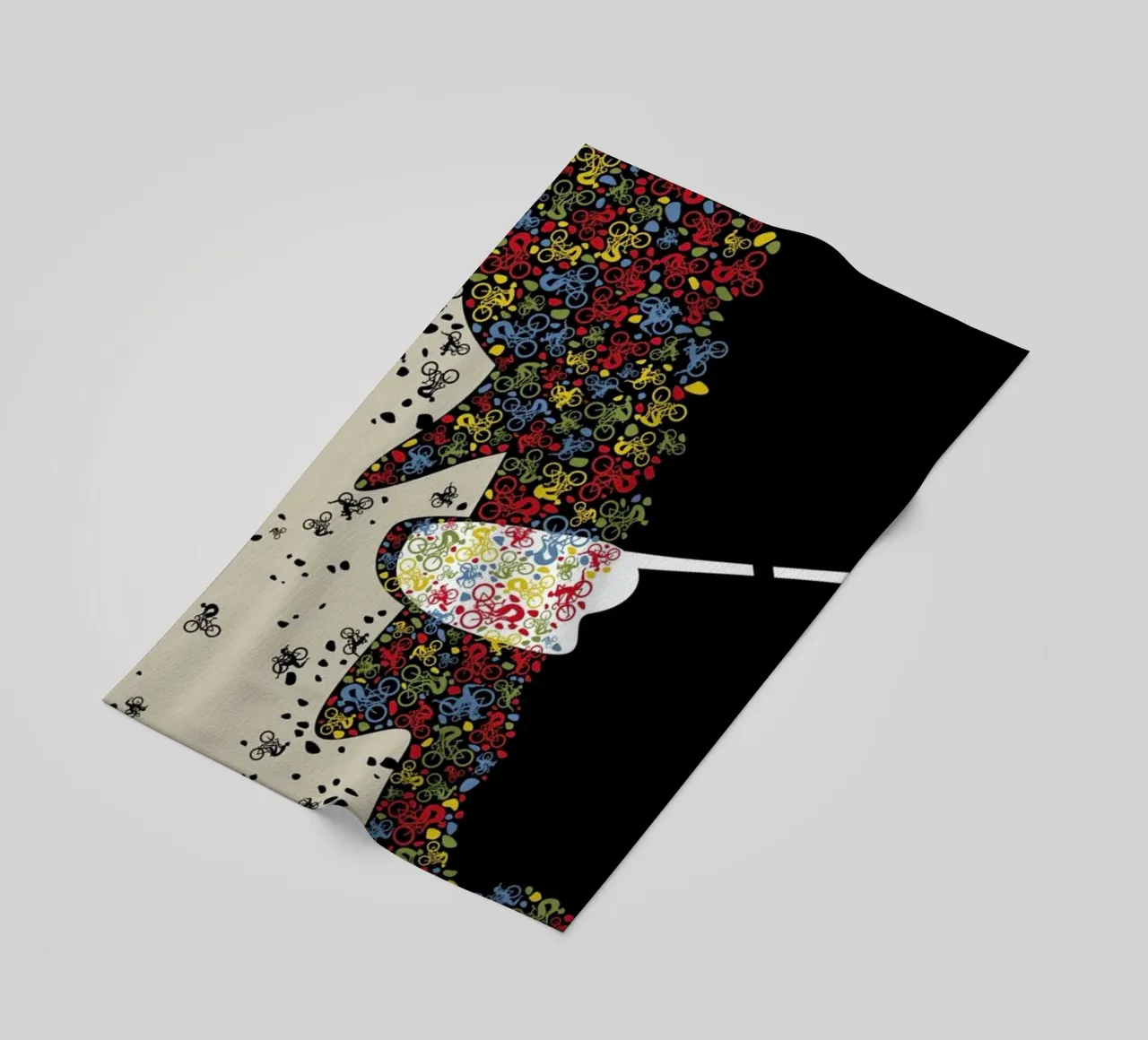Tabor beach towel by Michael Valenti