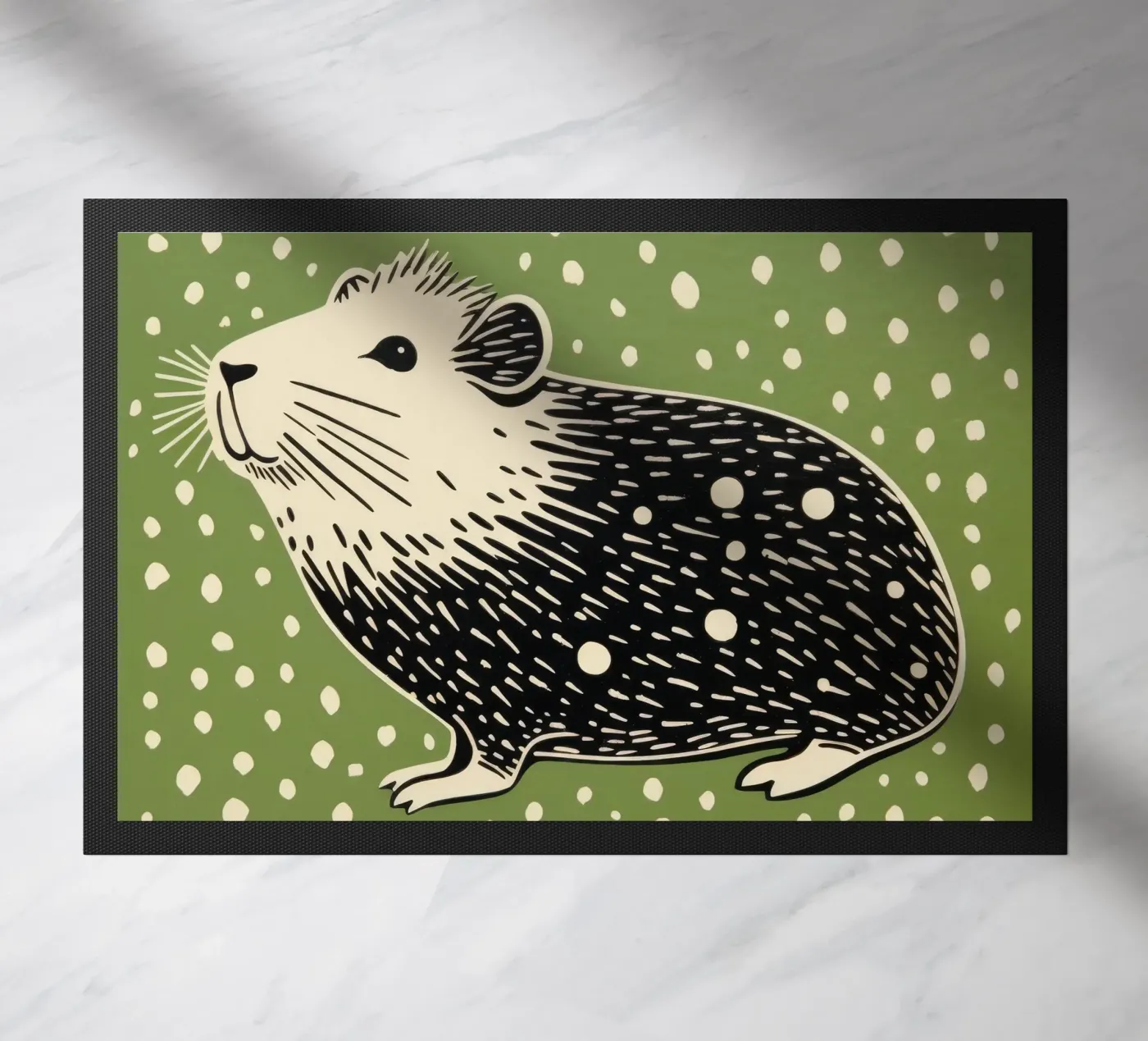 Cavia verde zerbino da Minimal Animal Art