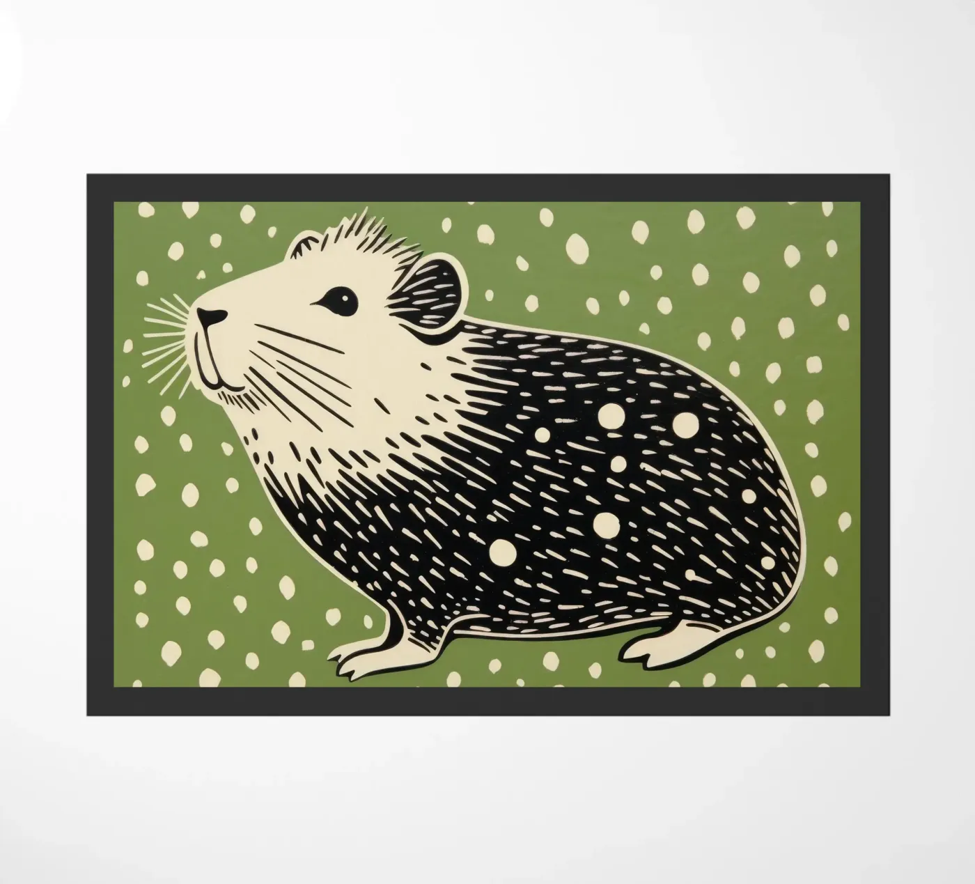 Cavia verde zerbino da Minimal Animal Art