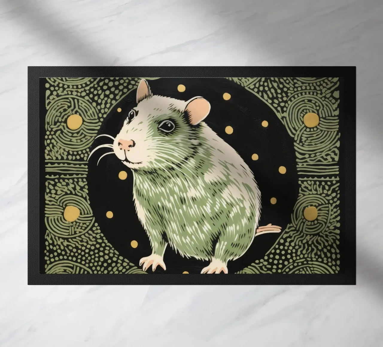 Cavia verde zerbino da Minimal Animal Art