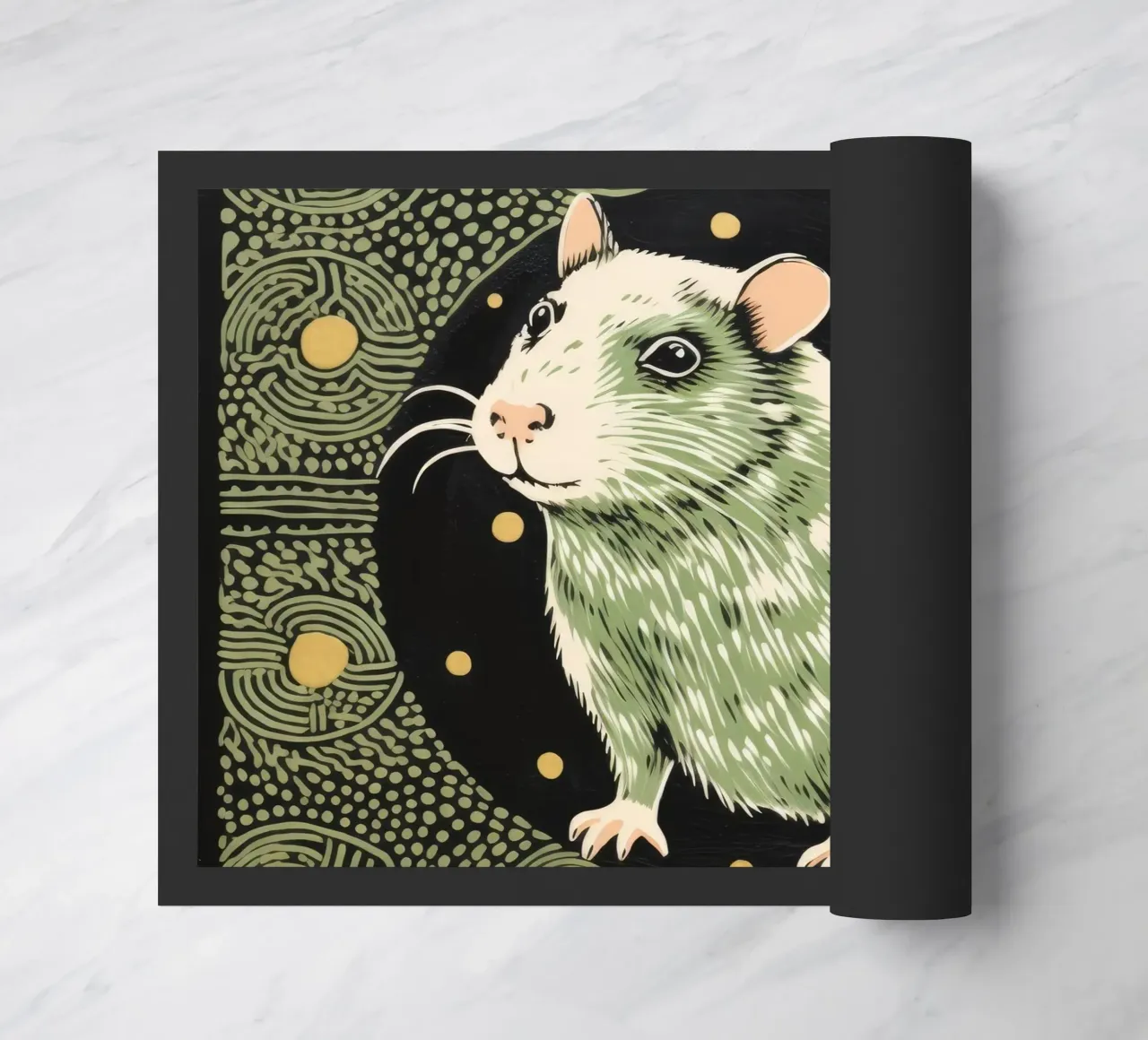 Cavia verde zerbino da Minimal Animal Art