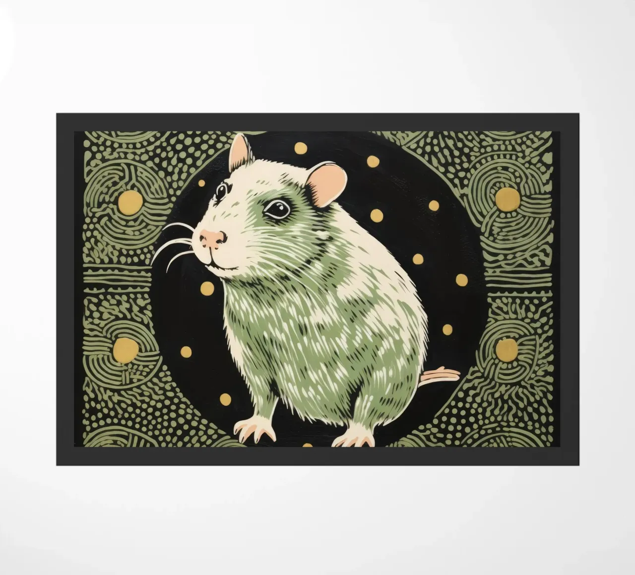 Cavia verde zerbino da Minimal Animal Art