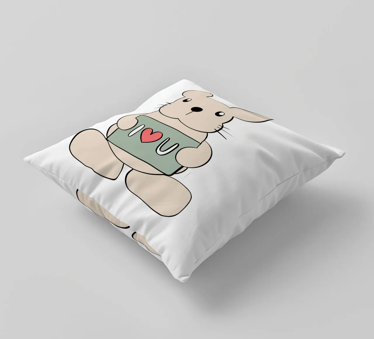 Hase liebt dich cuscino da BAINAI