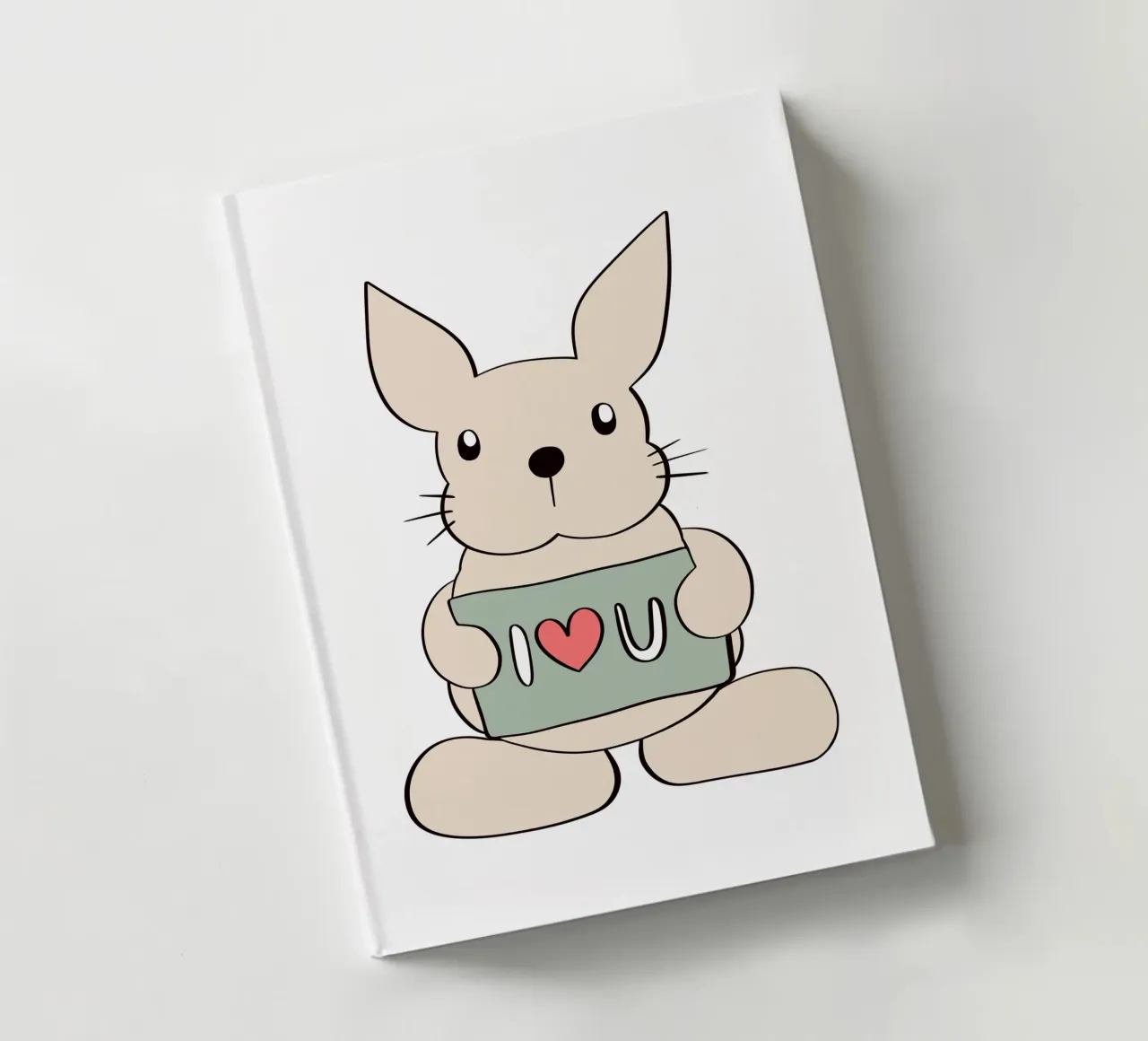 Hase liebt dich notebook by BAINAI