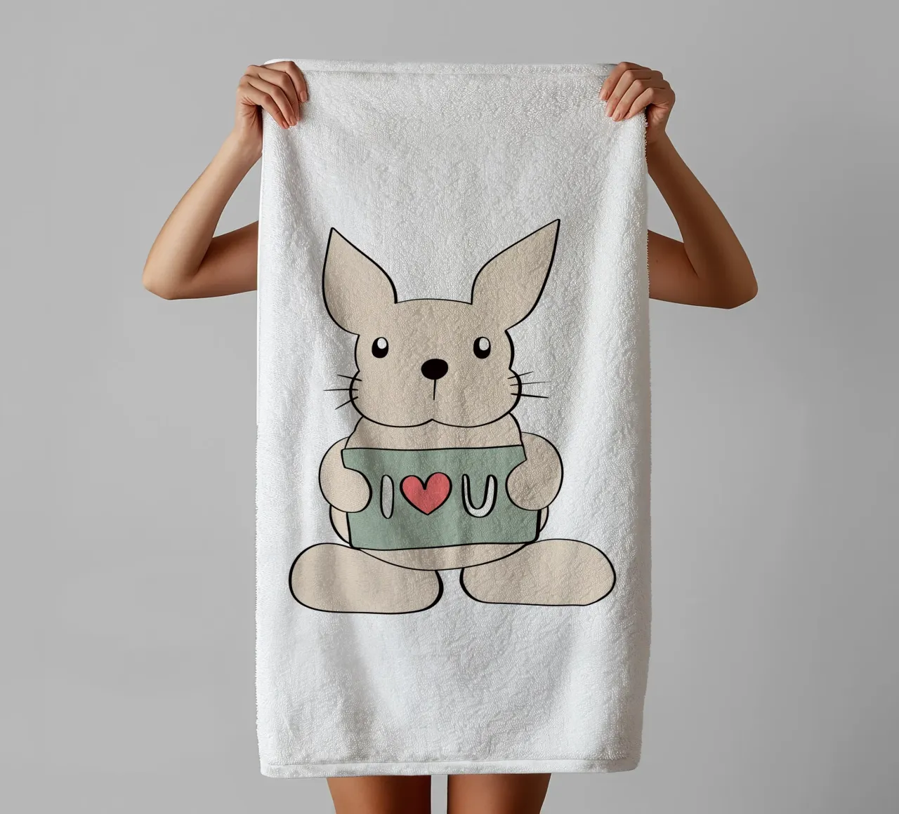 Hase liebt dich asciugamano da bagno da BAINAI